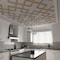 Ekena Millwork 29 78W x 29 78H x 38T Small Fowler Decorative Fretwork Wood Ceiling Panels, Wood Paint Grade CELW30X30X0375FLRMF - alternate 4
